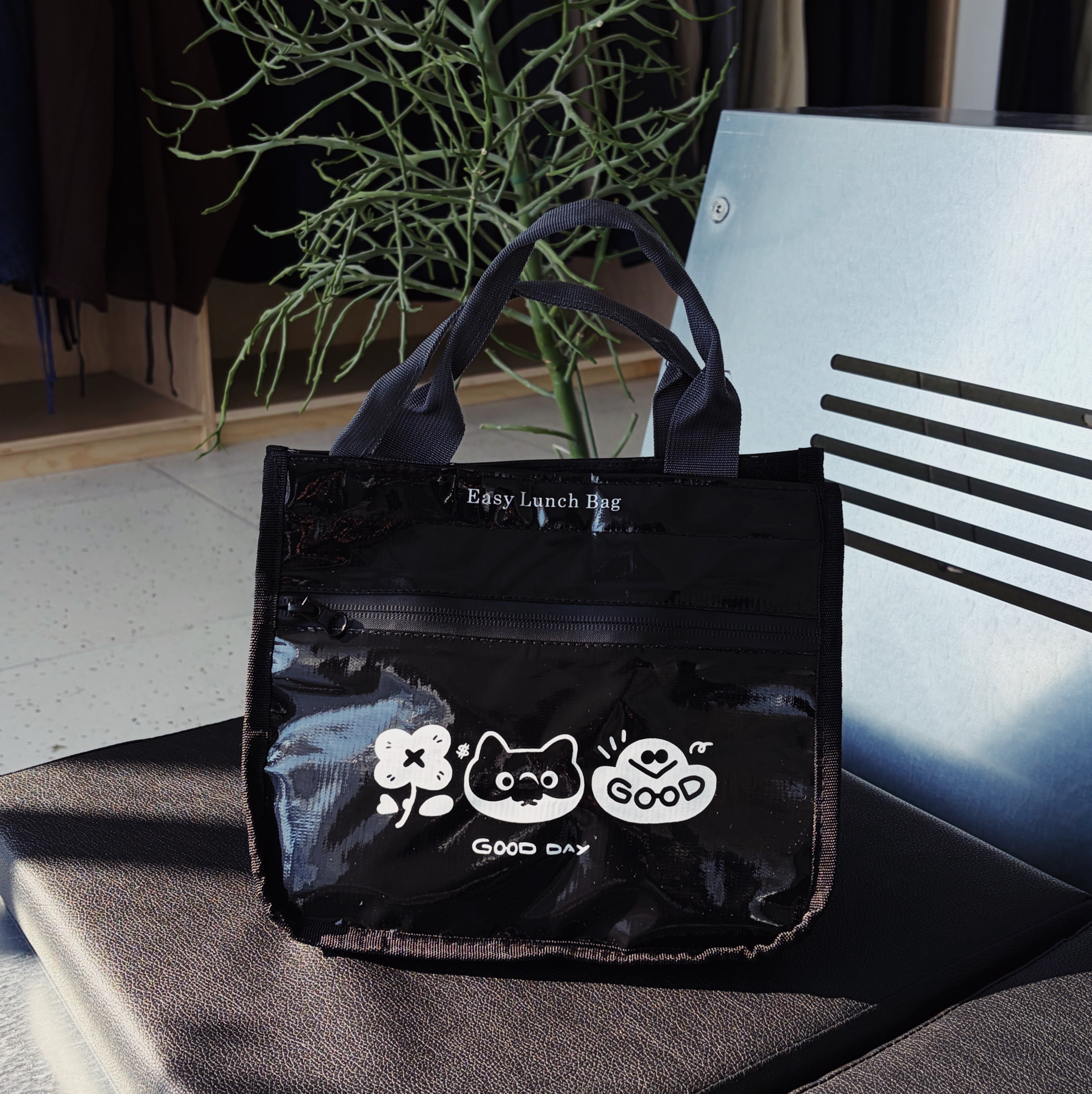 Chickenman 經典款補貨漆皮（膠感）防水便當袋