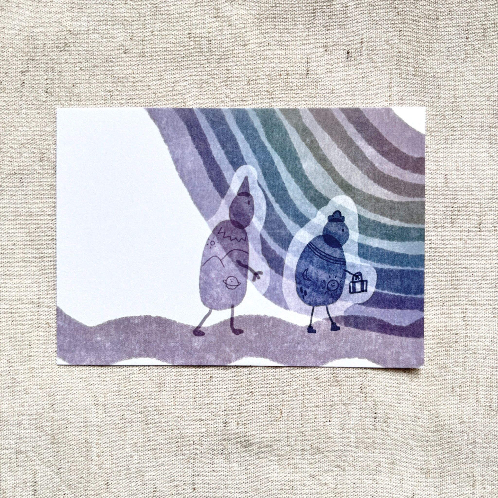 「彩虹之旅」明信片