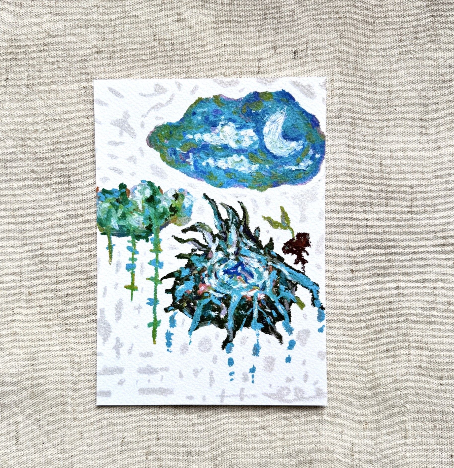 「空之島 」 明信片