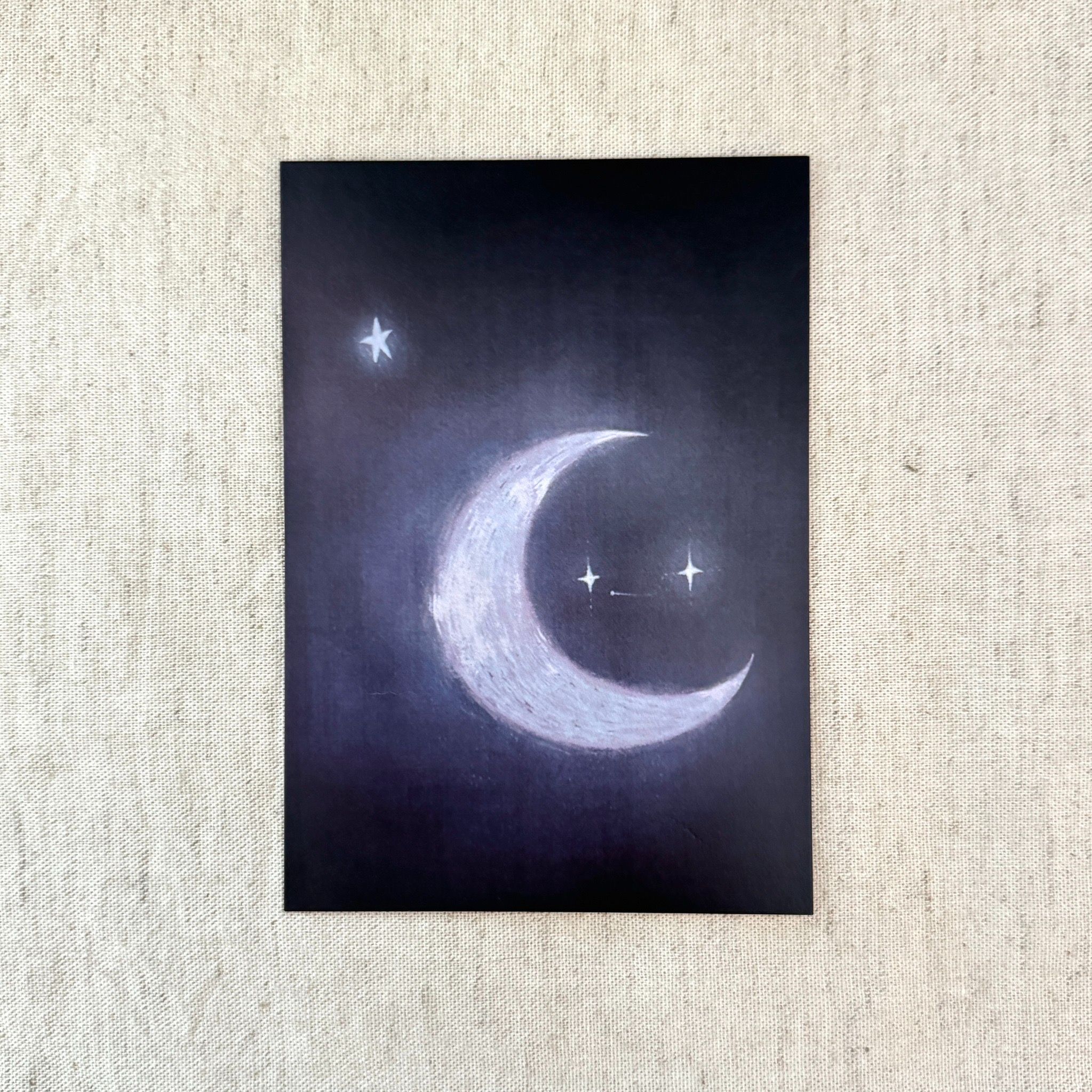 「微笑星月」明信片