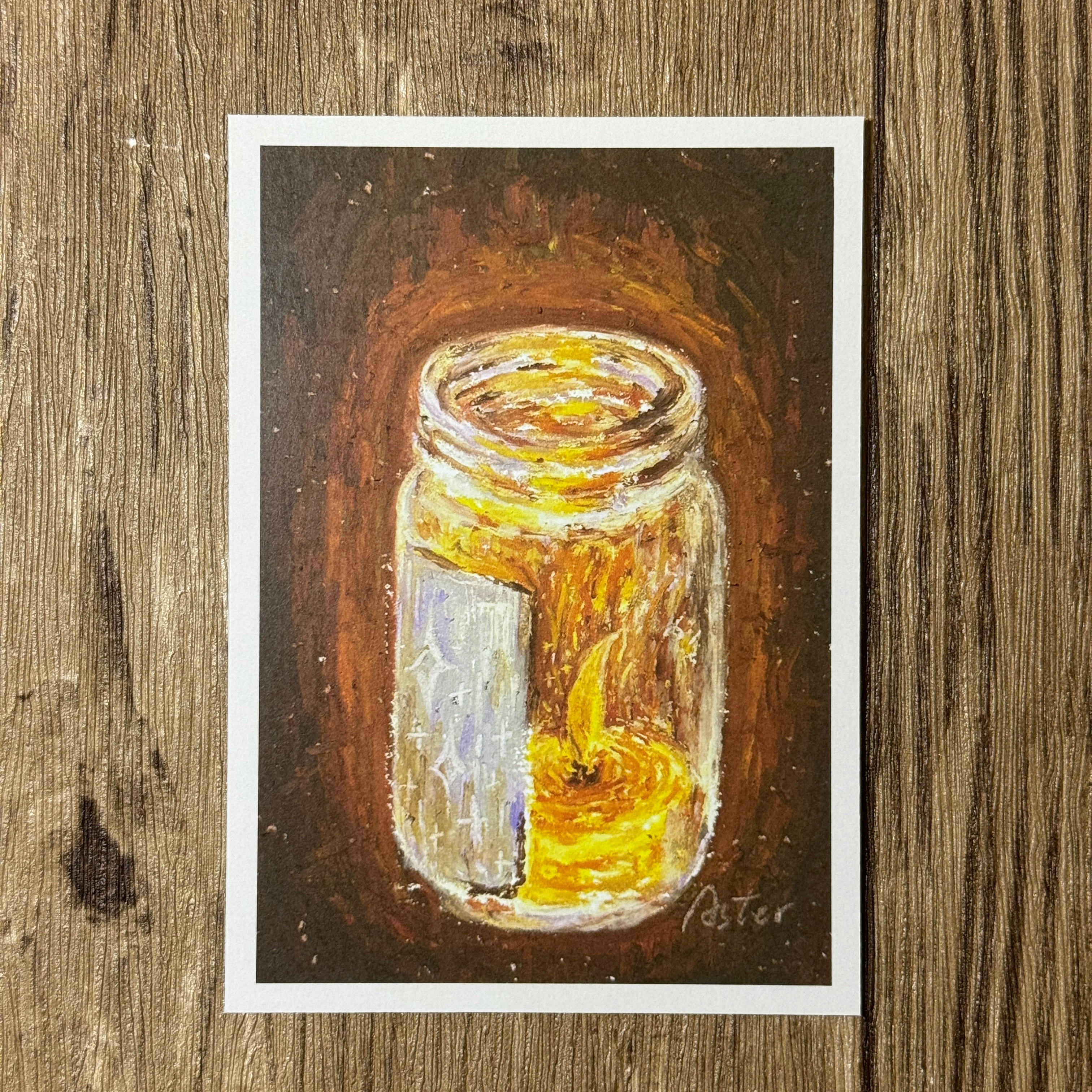 燃燒到最後 明信片