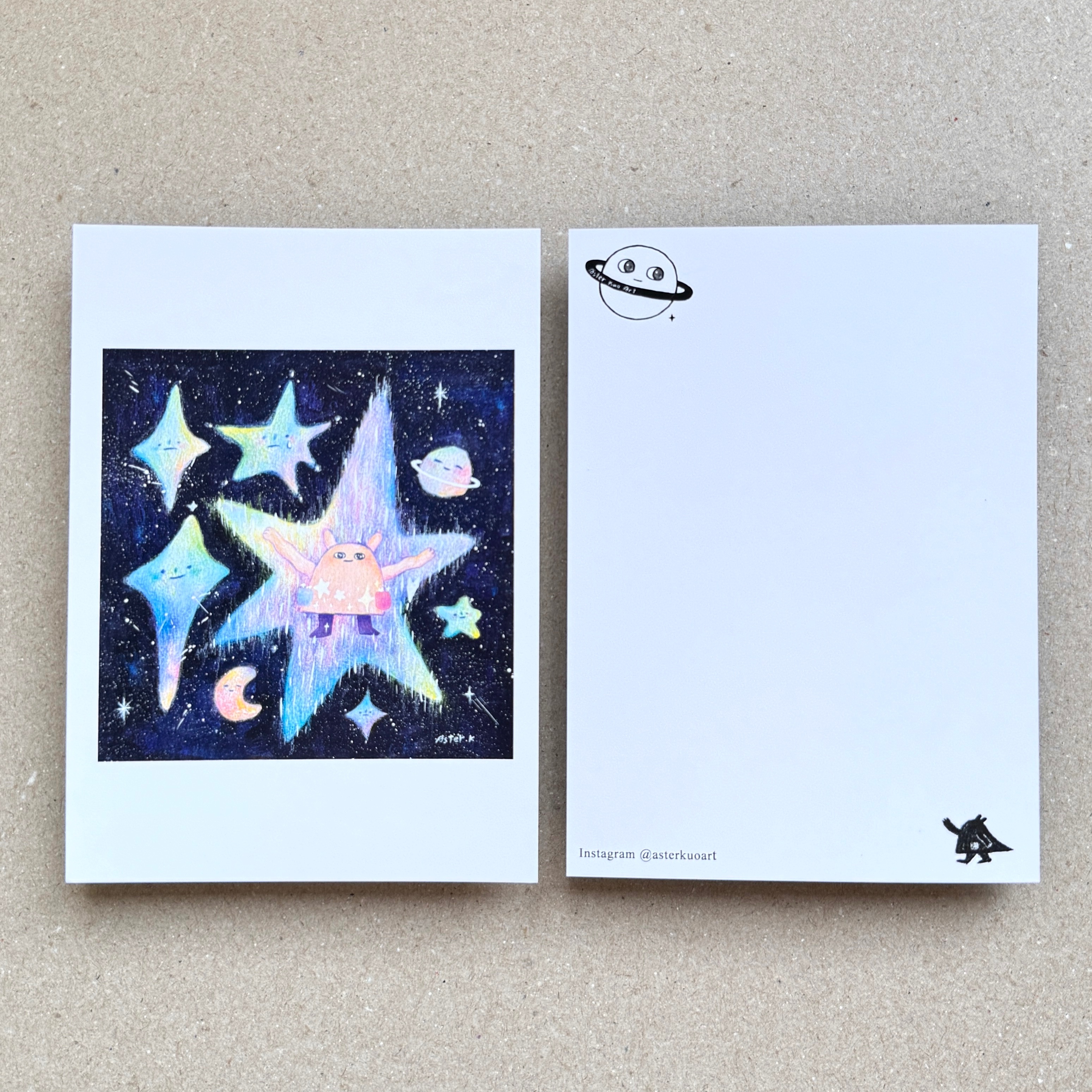 「宇宙之星」明信片