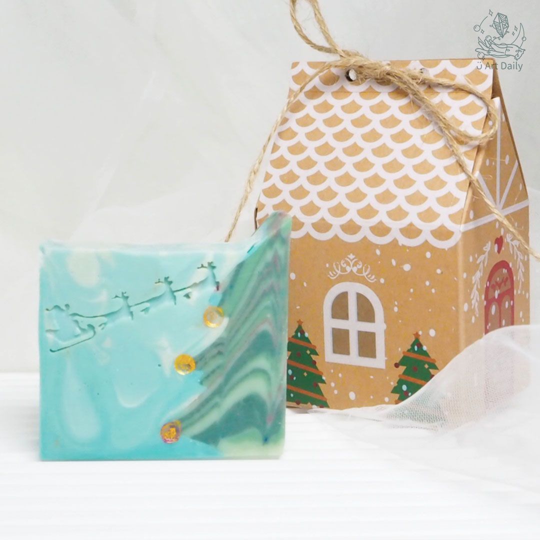 雪地聖誕樹皂～美麗冷杉在最棒的節日中