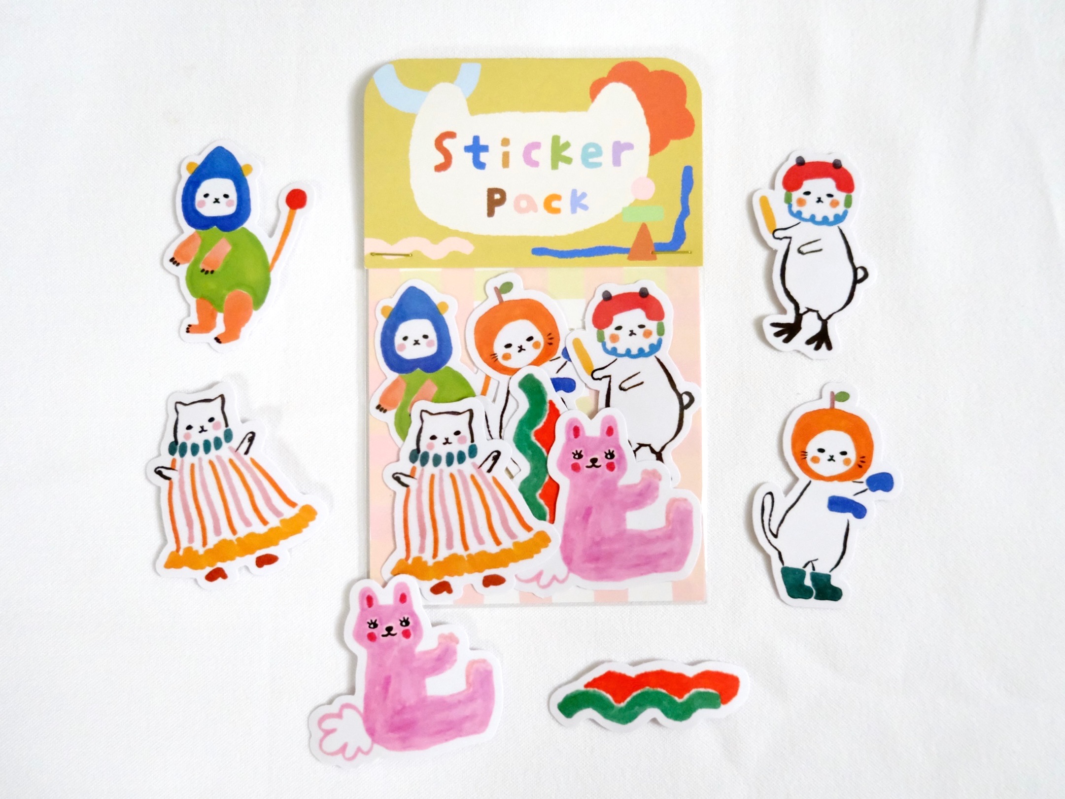 三島歡樂派對 打包口袋貼