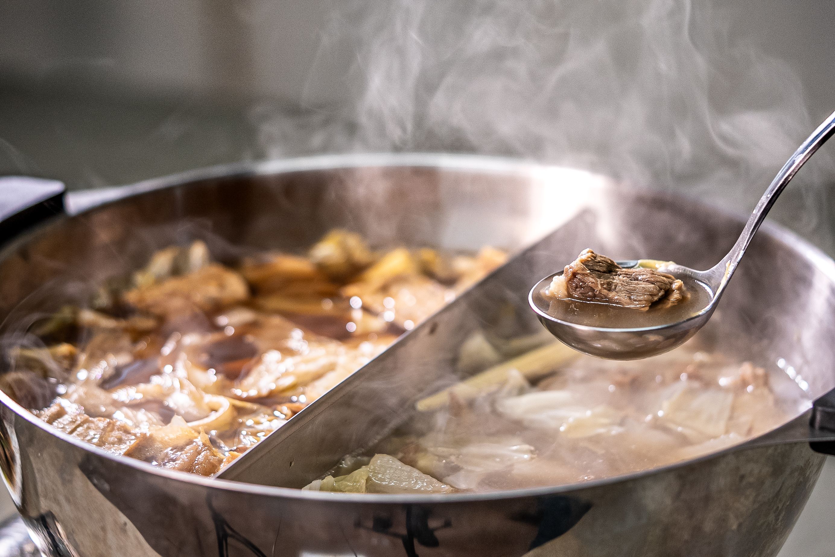 紅白雙湯羊肉爐（清燉+紅燒）