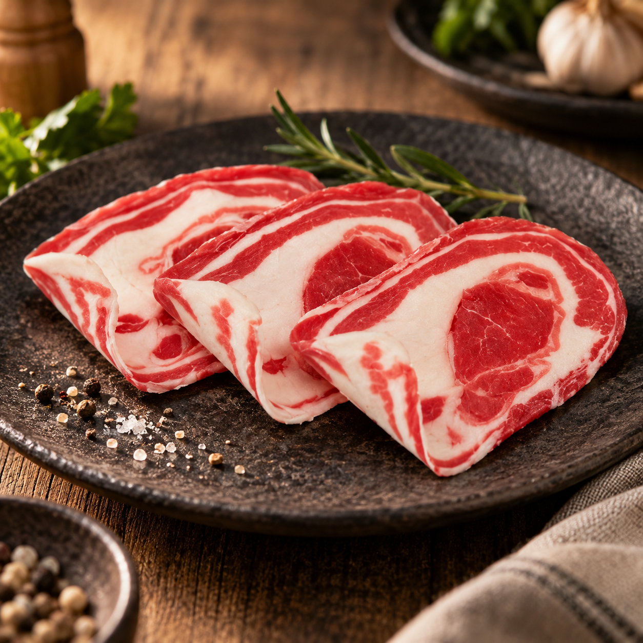 羊肉切片