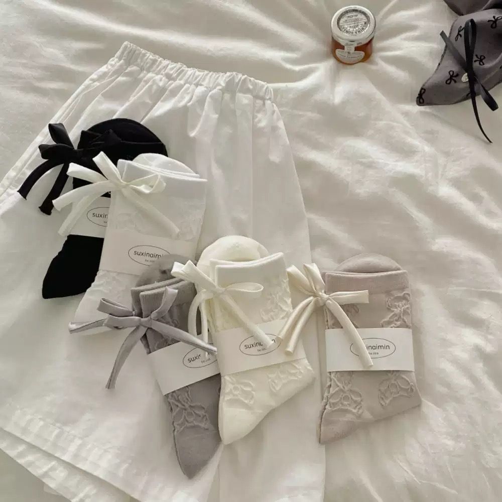 小熊蝴蝶結襪🐻