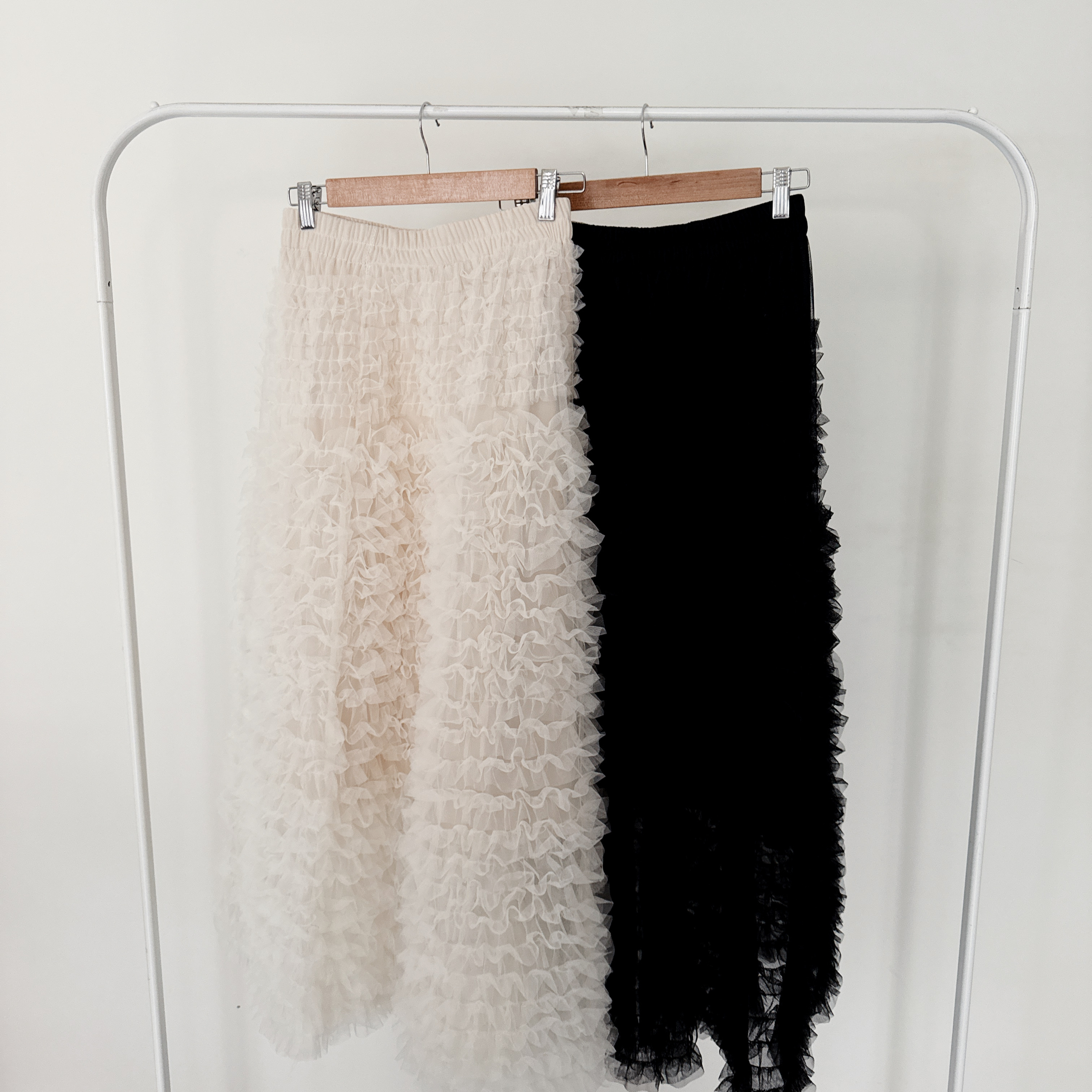 花苞少女半身紗裙（共兩色）