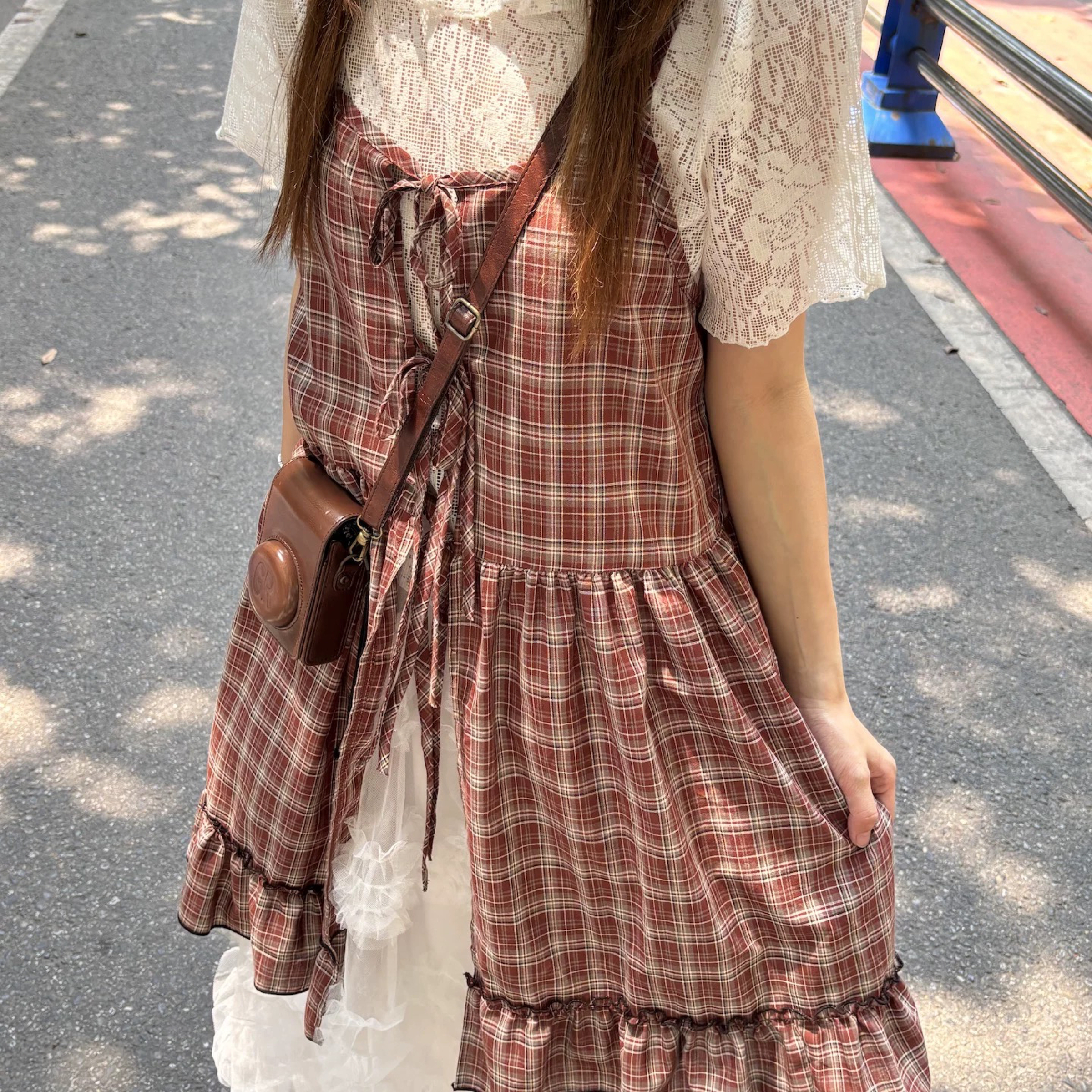 格紋2way背心（共兩色）