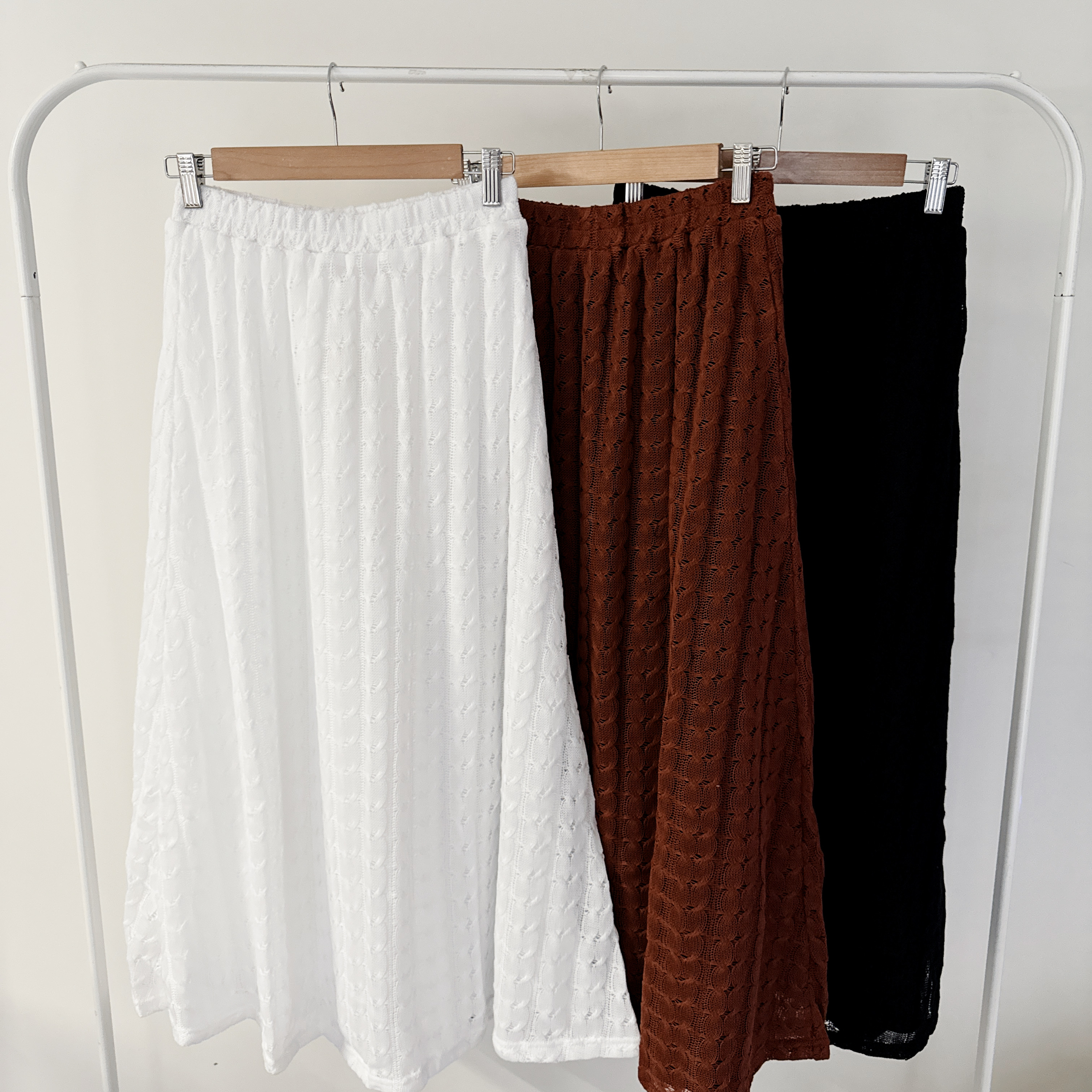 秋日的午後針織半身裙🧶（共三色）