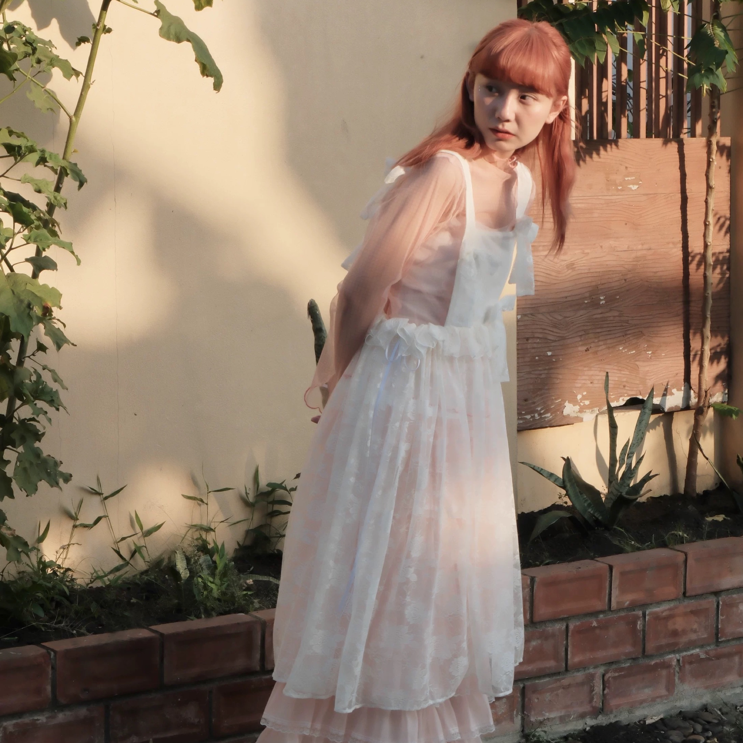 蝴蝶結蕾絲圍裙🎀