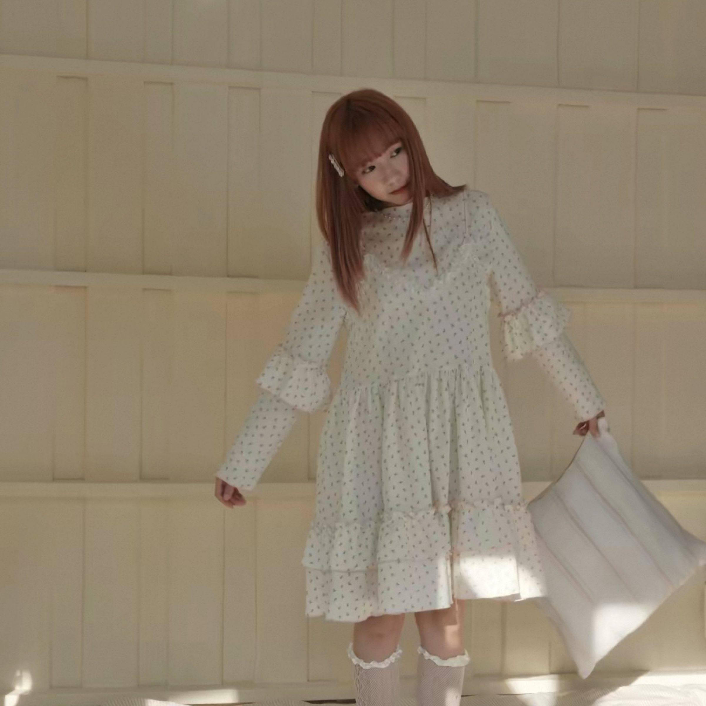 清新碎花套裝（两色）