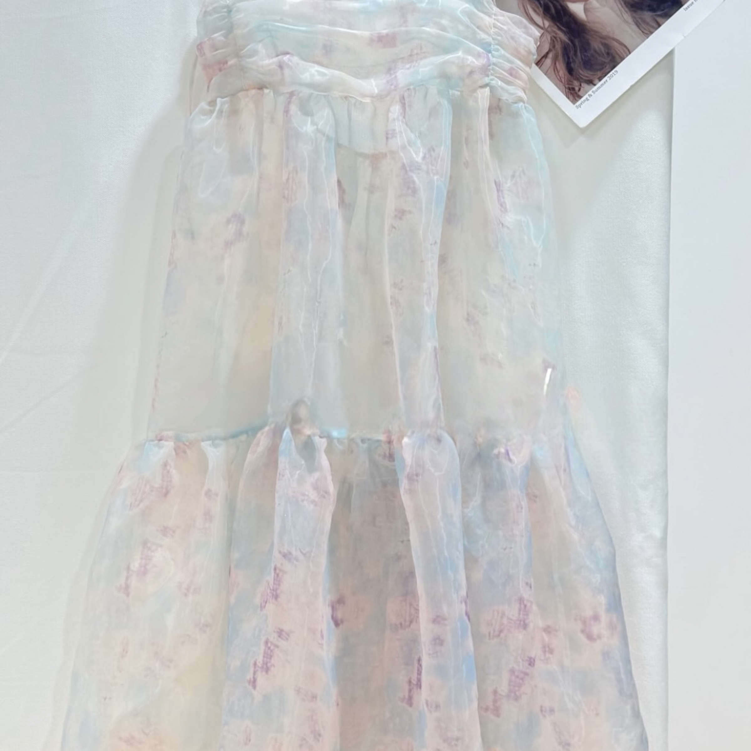 夢幻紗外罩洋裝