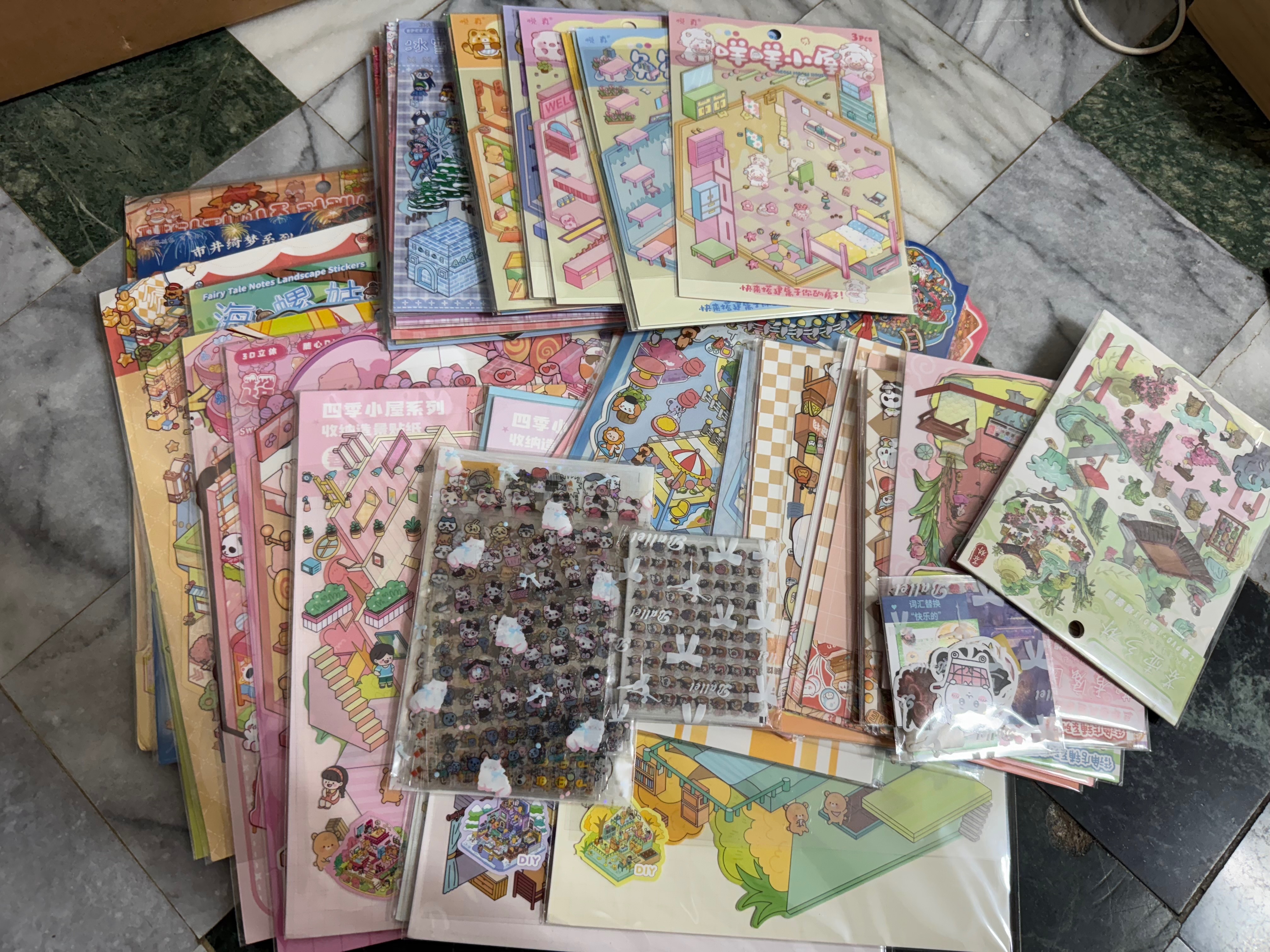 現貨 造景貼紙 小款 中款 大款 特大款