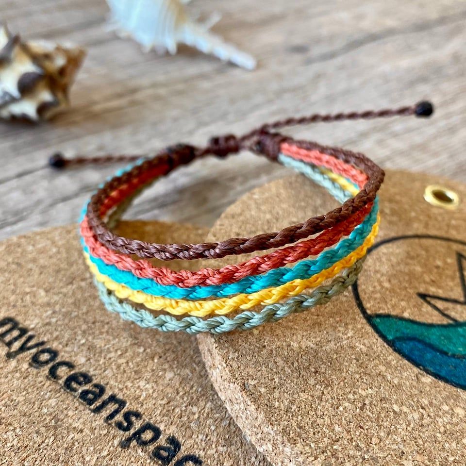 手工飾品 | 蠟線衝浪手環腳環 - SS5799