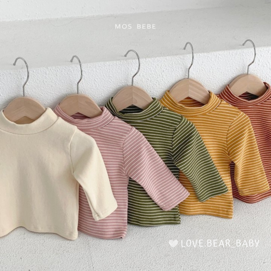 ♡ 2023 𝑾𝒊𝒏𝒕𝒆𝒓 預購 A03｜中領長袖上衣  ᴋʀ ▸𝑀𝑜𝑠 𝐵𝑒𝑏𝑒