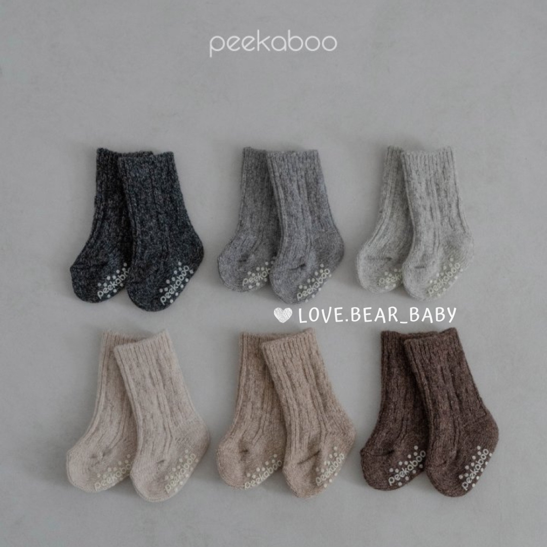 ♡ 2023 𝑾𝒊𝒏𝒕𝒆𝒓 預購 A09｜質感針織襪  ᴋʀ ▸𝑃𝑒𝑒𝑘𝑎𝑏𝑜𝑜