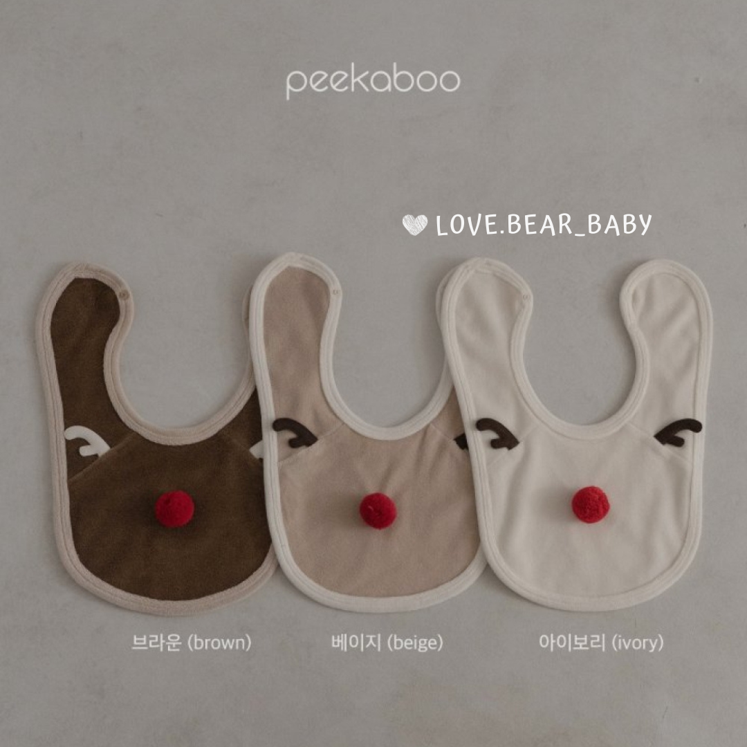 ♡ 2023 𝑾𝒊𝒏𝒕𝒆𝒓 預購 A10｜麋鹿小圍兜  ᴋʀ ▸𝑃𝑒𝑒𝑘𝑎𝑏𝑜𝑜