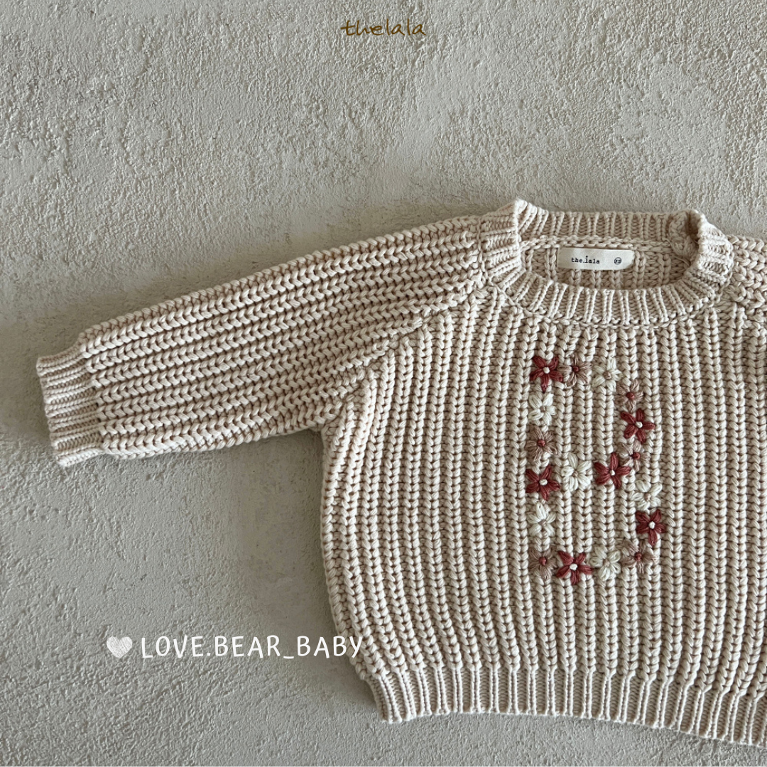♡ 2023 𝑾𝒊𝒏𝒕𝒆𝒓 預購 A16 小花針織上衣｜  ᴋʀ ▸𝑇𝐻𝐸 𝐿𝐴𝐿𝐴