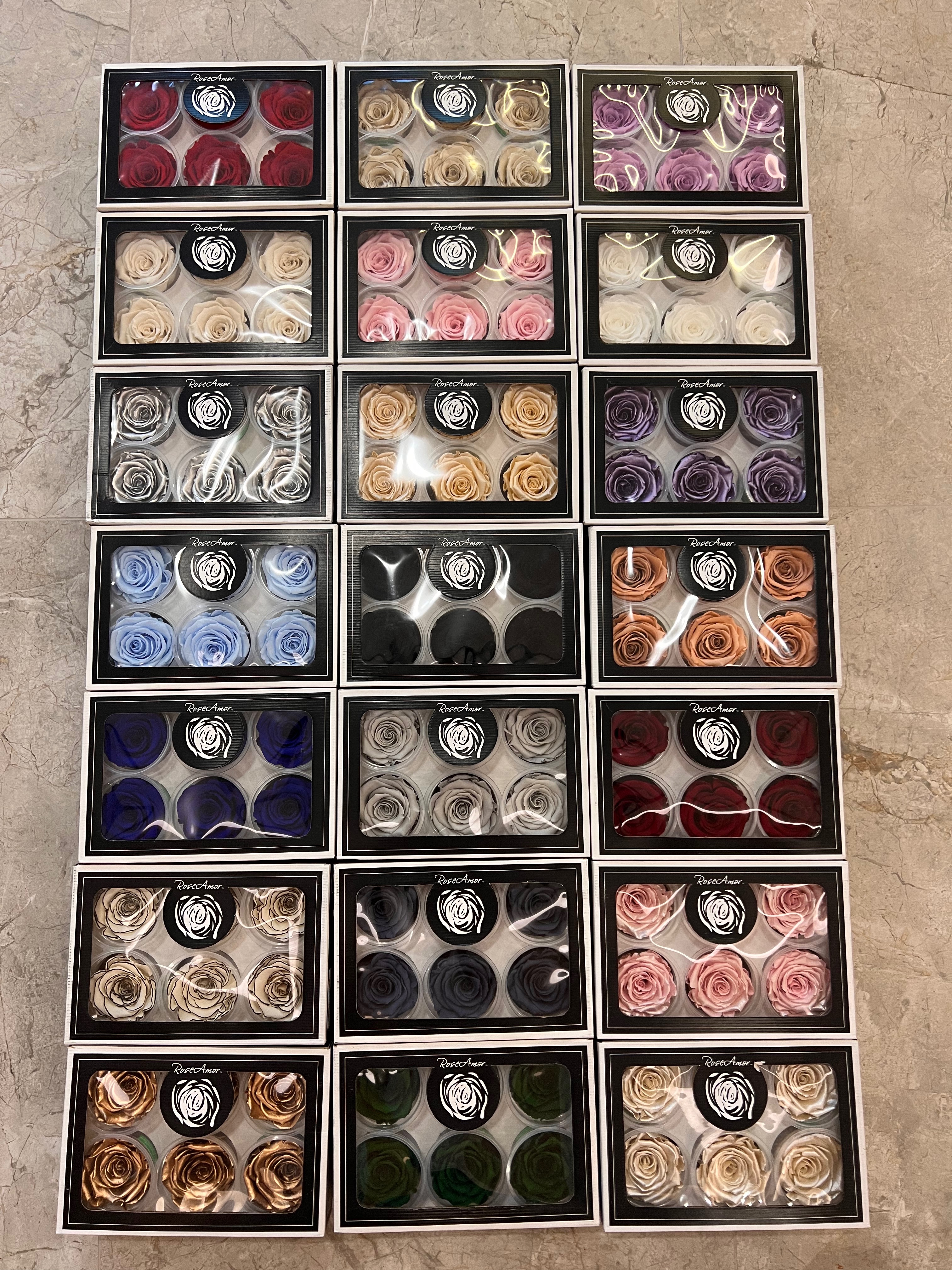 Rose Amor永生花-6輪