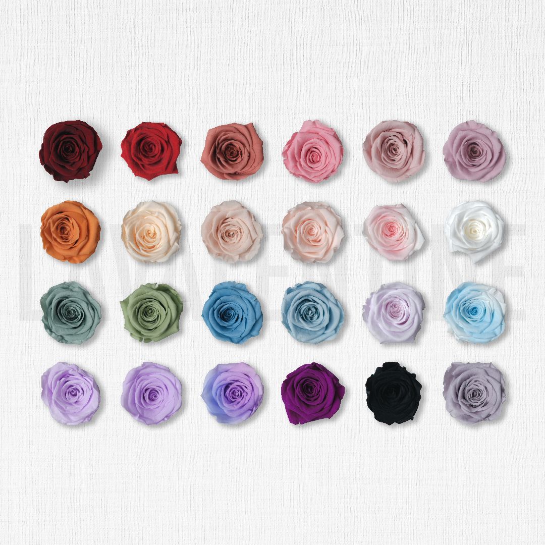 之間永生花-藍紫綠色系