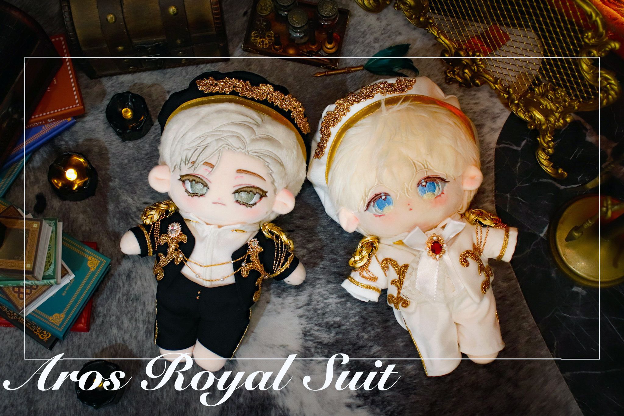 *bittersweet Aros Royal Suit 黑款藍色飾品