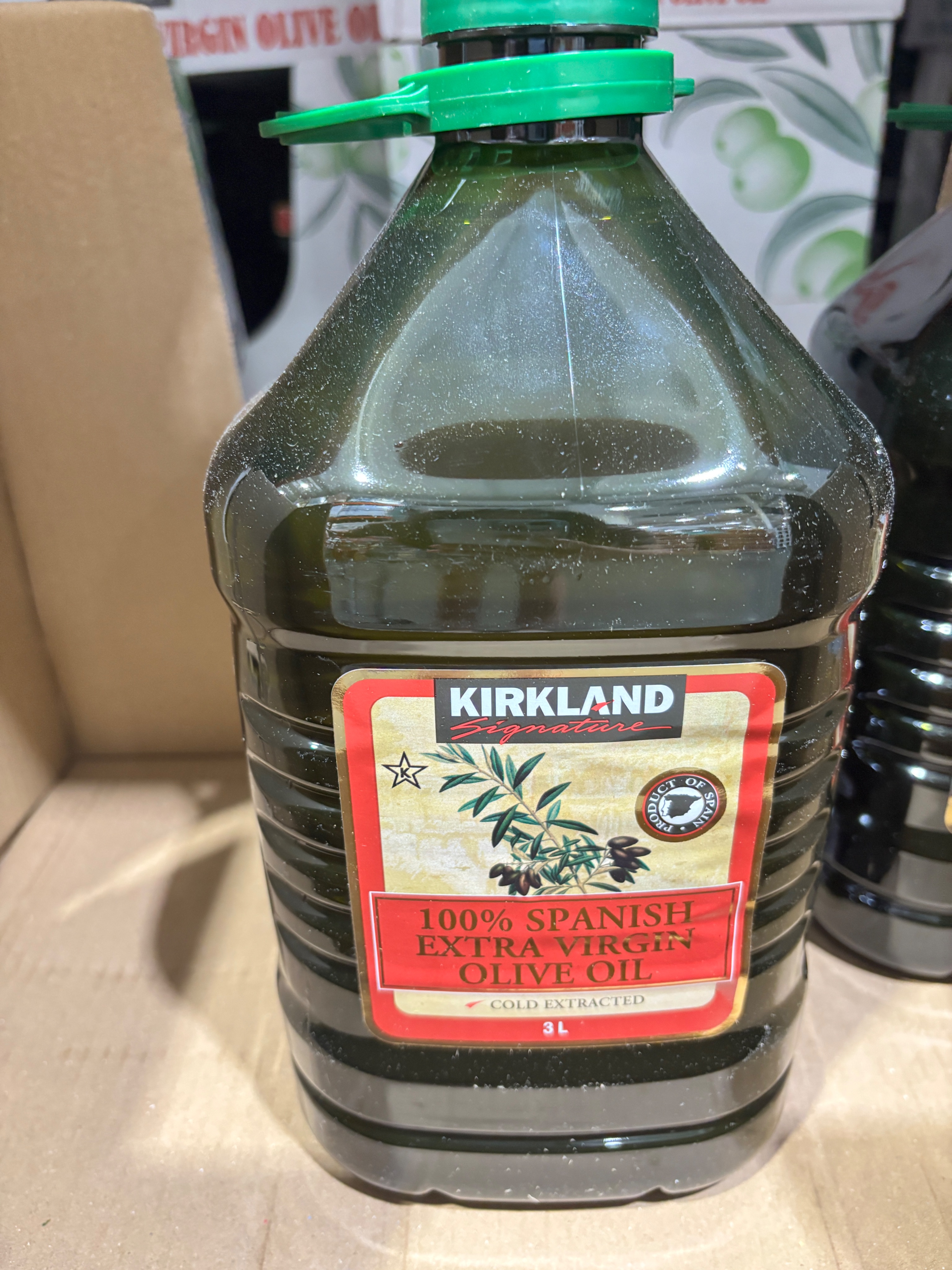 科克蘭 西班牙冷壓初榨橄欖油 3公升