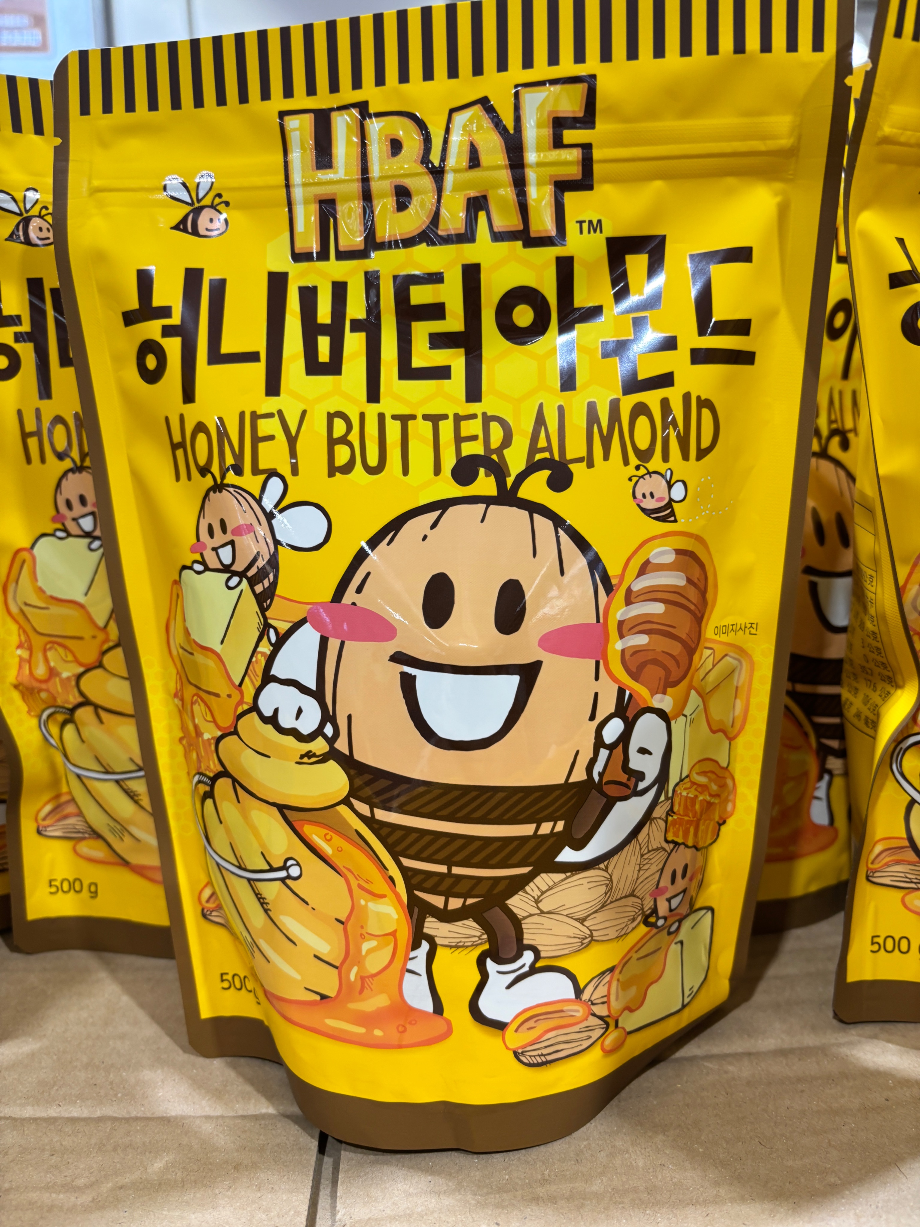 HBAF 杏仁果蜂蜜奶油味 500公克