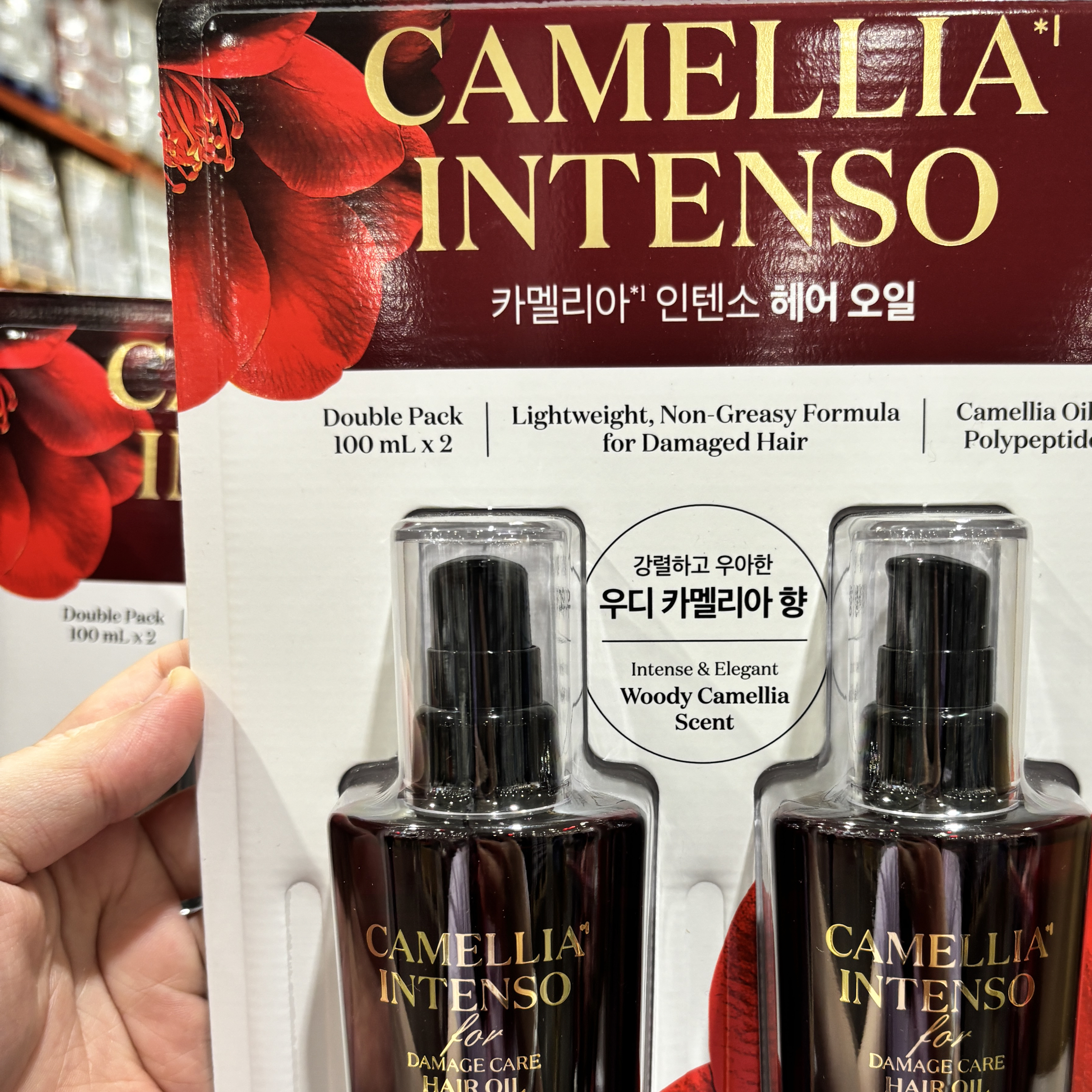 伊絲婷 山茶花奢華柔順蛋白修護精華油 100毫升 X 2入