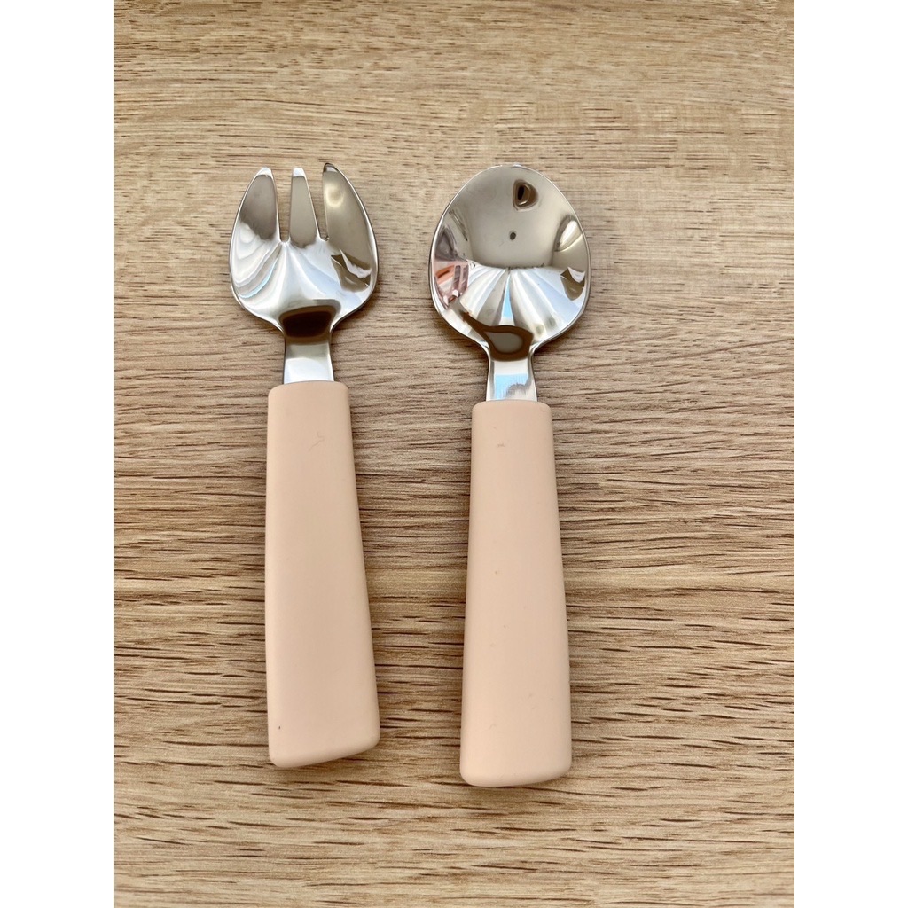 全新 莫蘭迪色丹麥小山丘湯叉組