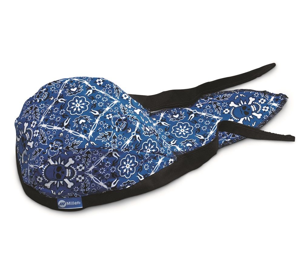 達樂Dollar 美國米勒Miller 藍色骷髏 純棉焊接帽 戰鬥帽 頭巾 230559