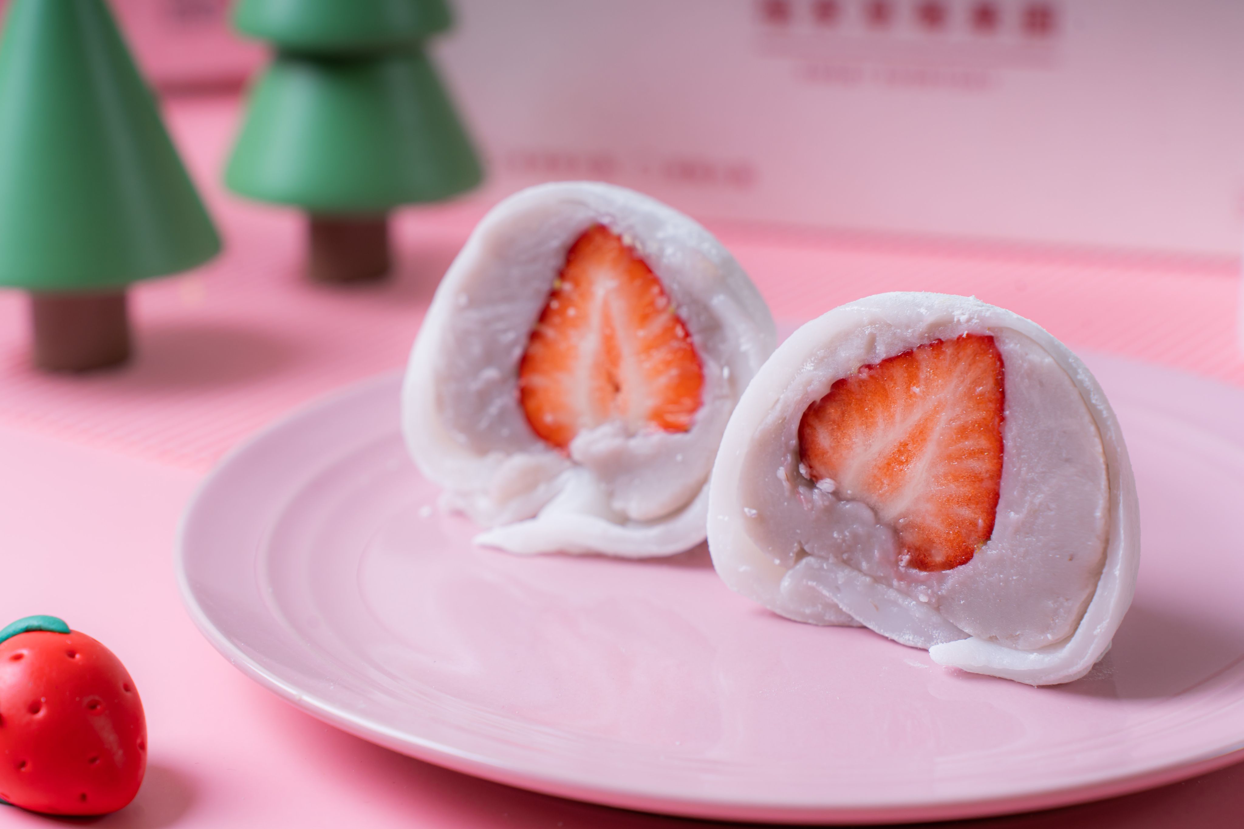 草莓芋頭大福麻糬（一盒6入，單一口味）