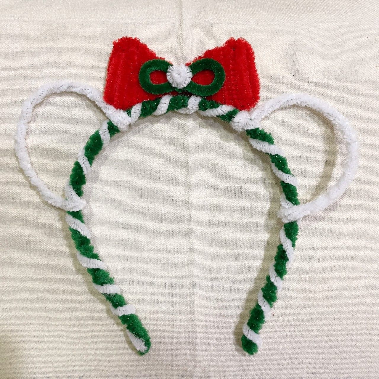 聖誕熊熊髮箍 手工 聖誕節 耶誕節