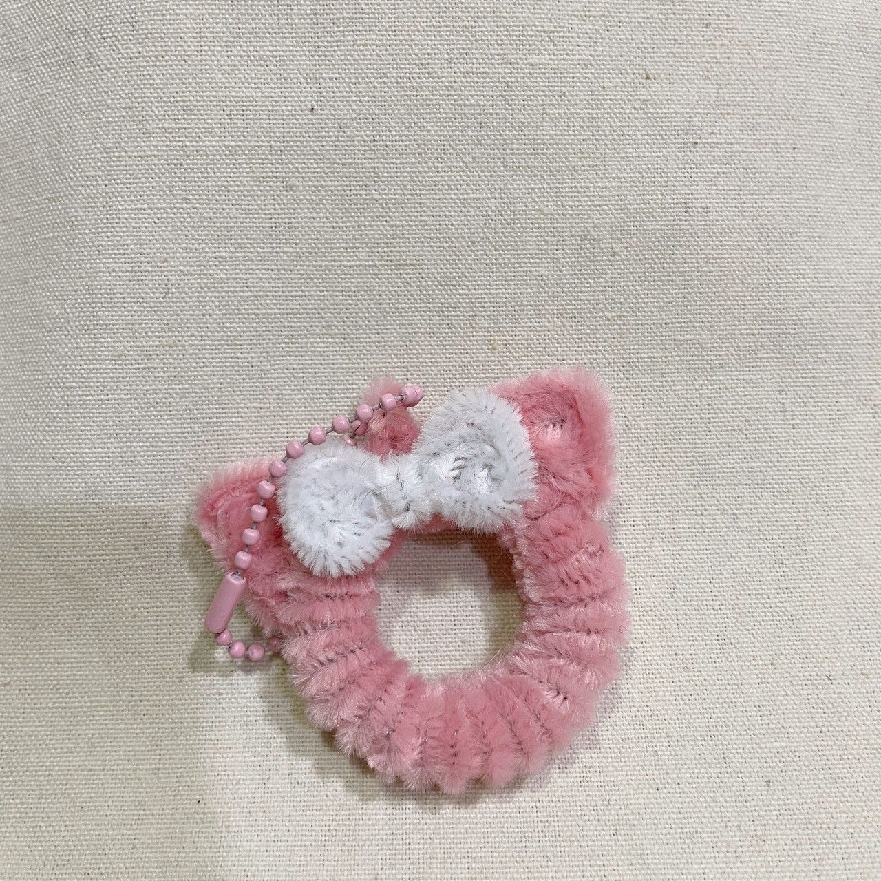 蝴蝶結貓咪 鑰匙圈 掛件 吊飾 手工