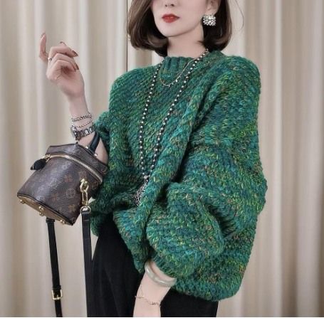 s.jc23112703 時尚花線毛衣