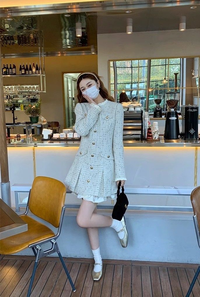 # s.jc24010812w 法式小香風連衣裙