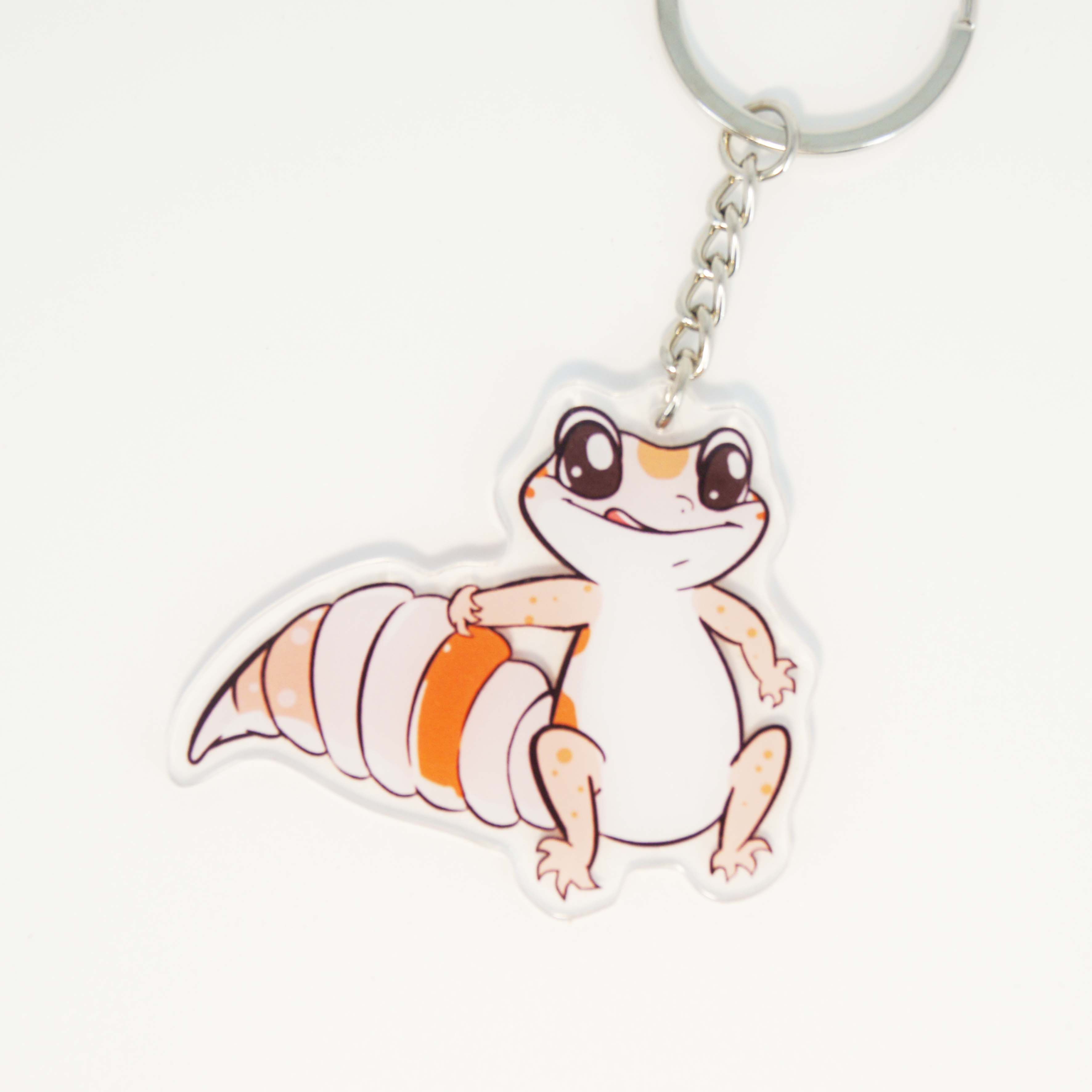 肥尾造型亞克力鑰匙圈
