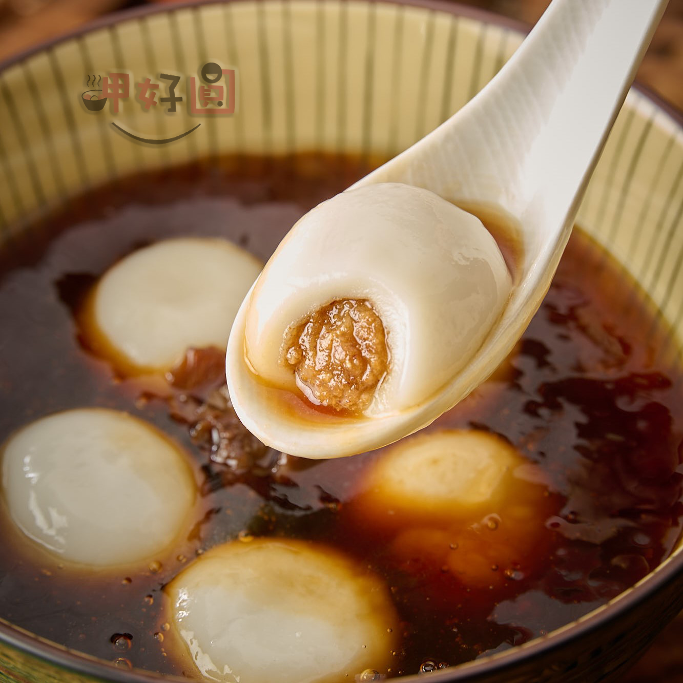 純糯米花生湯圓