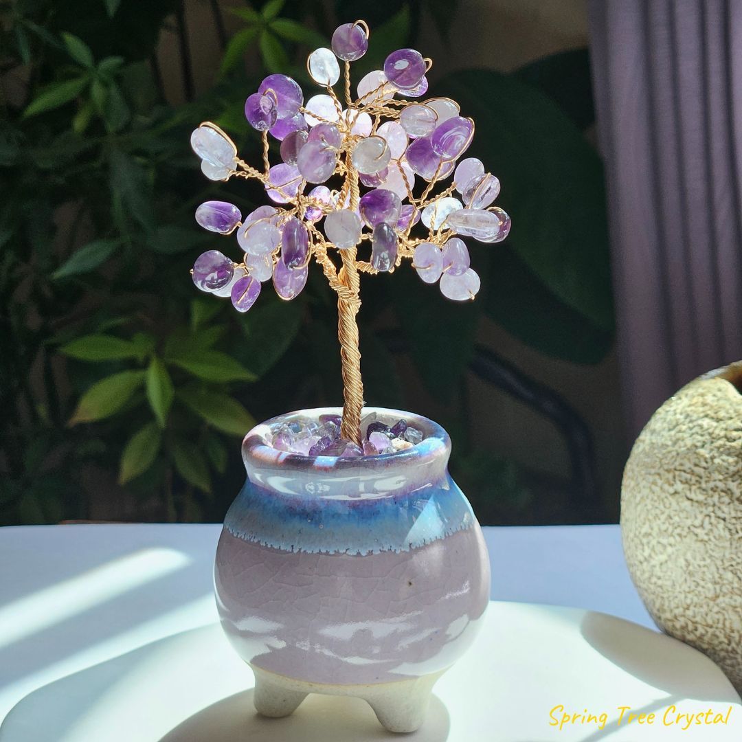 水晶樹|紫水晶+薰衣草