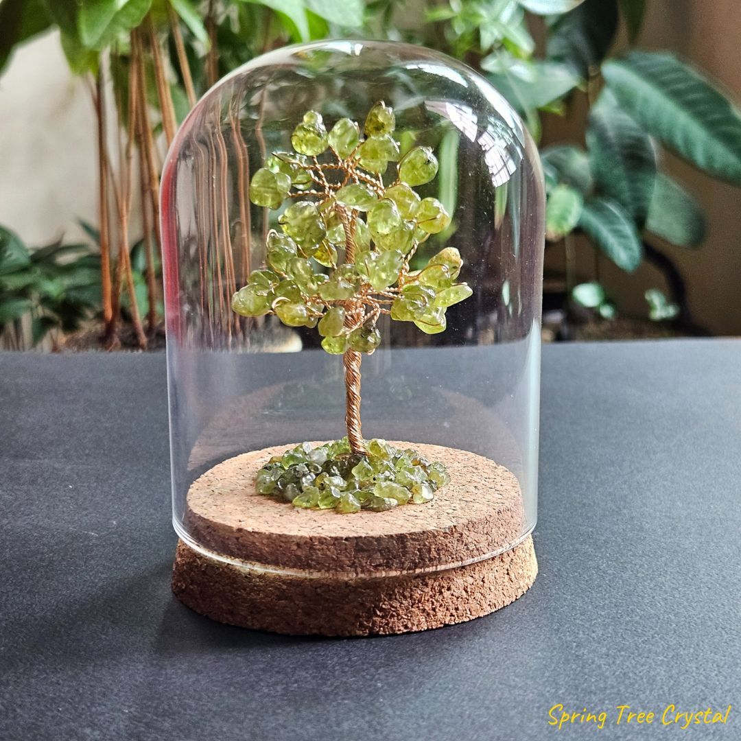 手作寶石樹|橄欖石