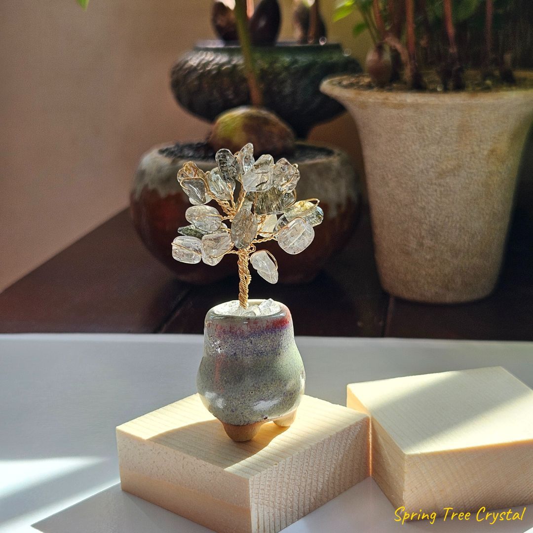 手作水晶樹|綠碧髮