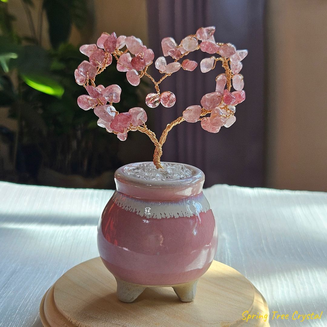 手作水晶樹|草莓晶