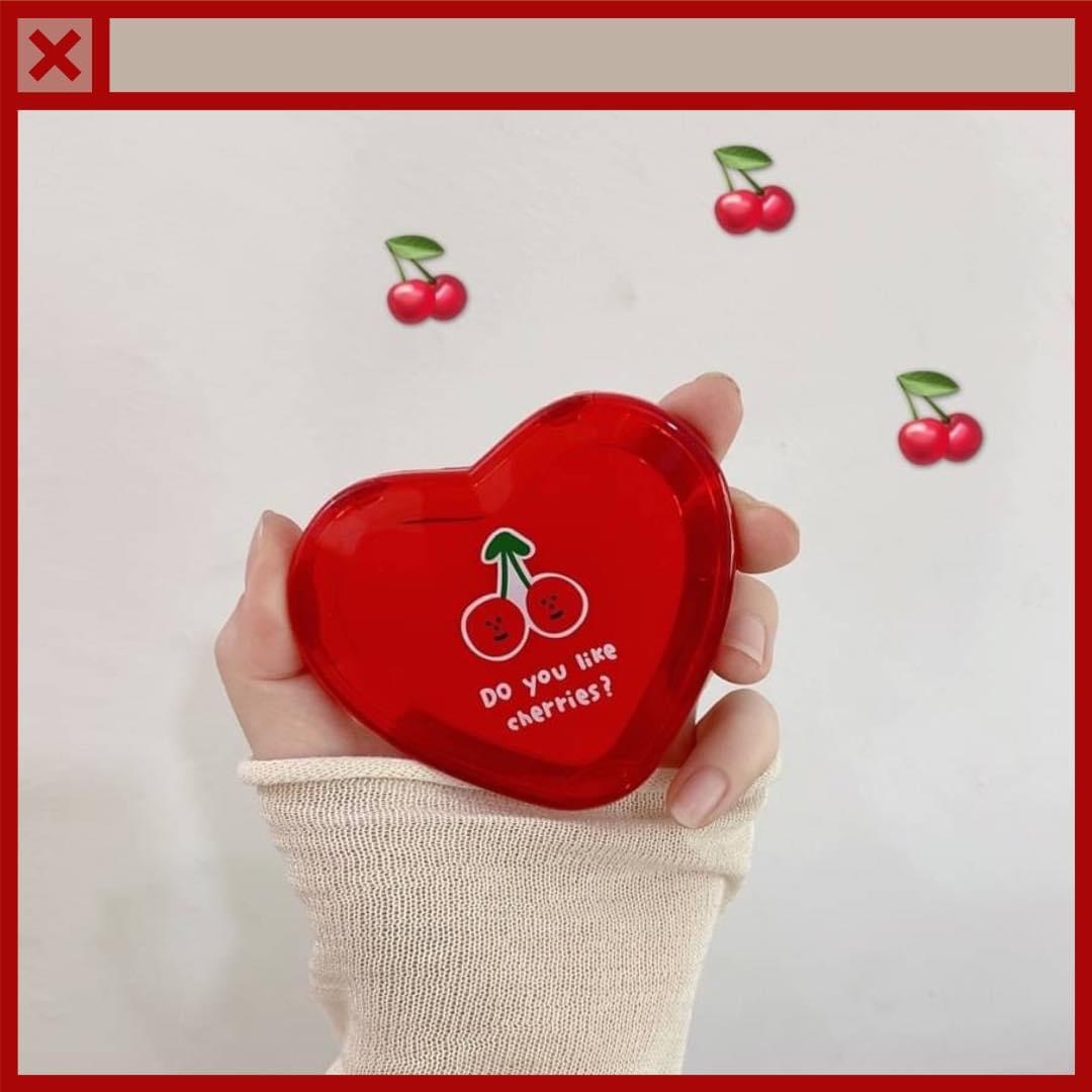 《預購》 🍒可愛櫻桃心型鏡🍒
