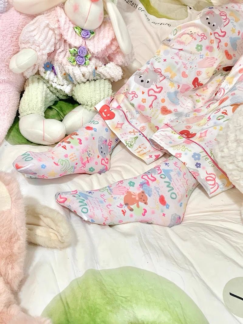 就要穿彩色！可可愛愛小動物薄款襪子