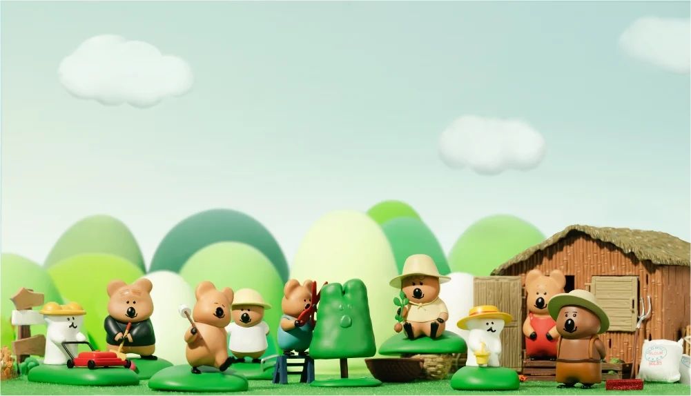 【出清】柿子椒熊 矮袋鼠 花園系列