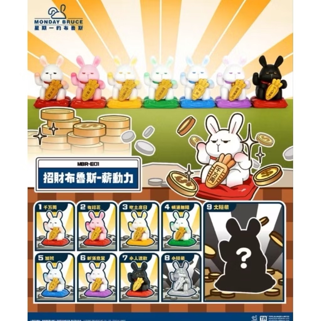 星期一的布魯斯 招財布魯斯 薪動力 盲盒