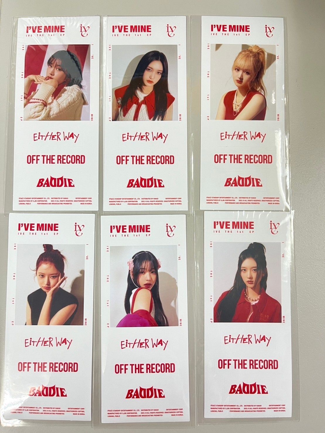 IVE MINE 專輯貼紙