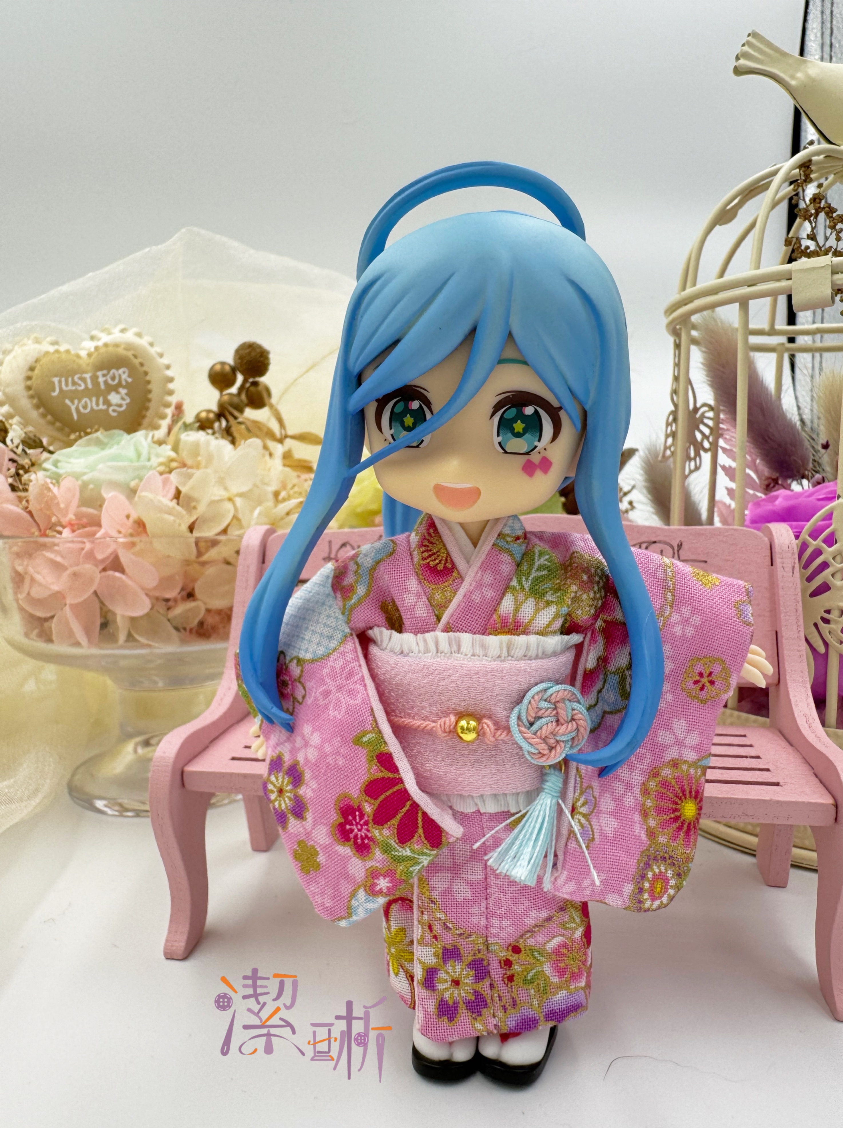 【OB11】七五三和服～粉色款