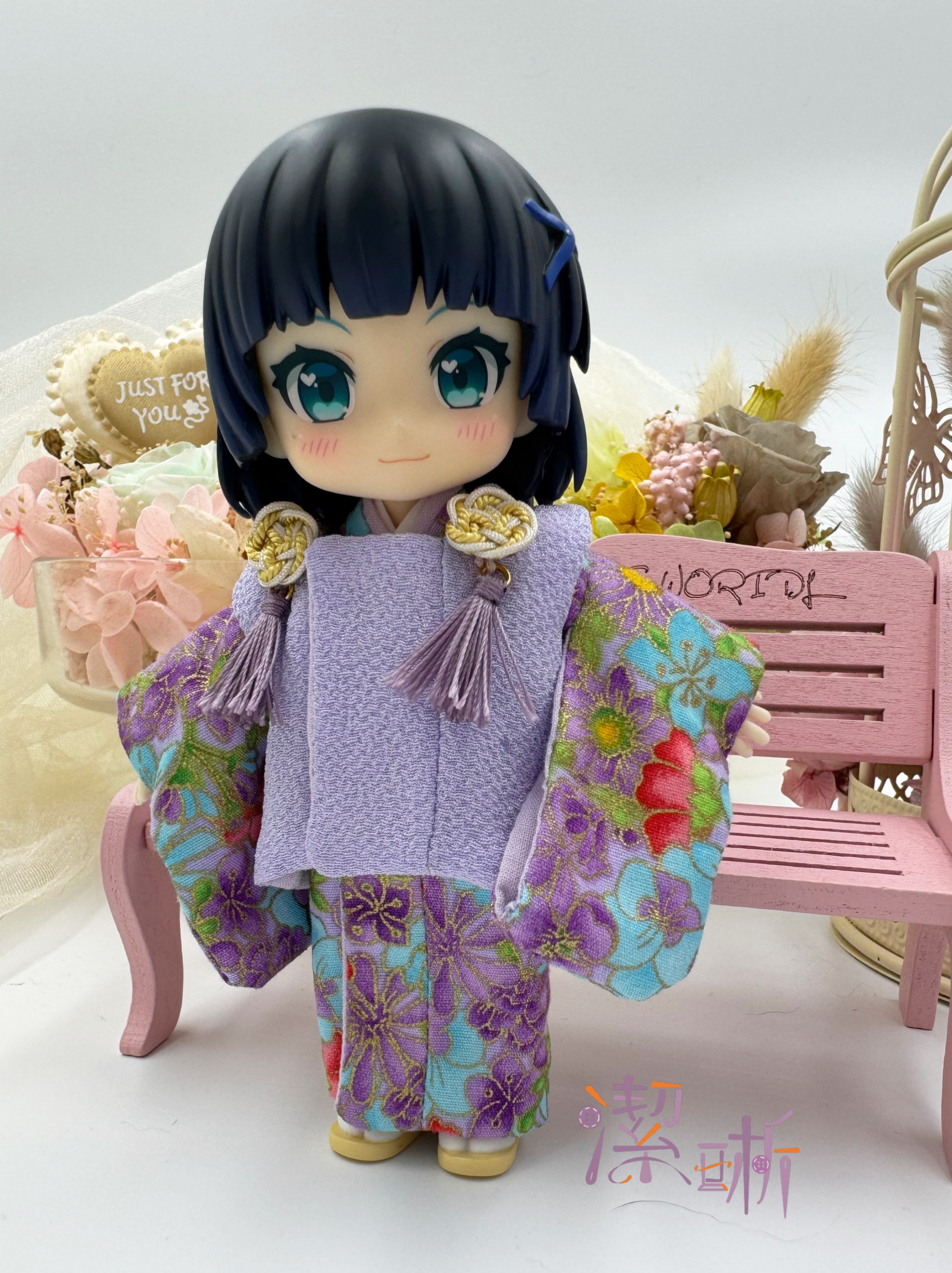 【OB11】七五三和服～紫色款