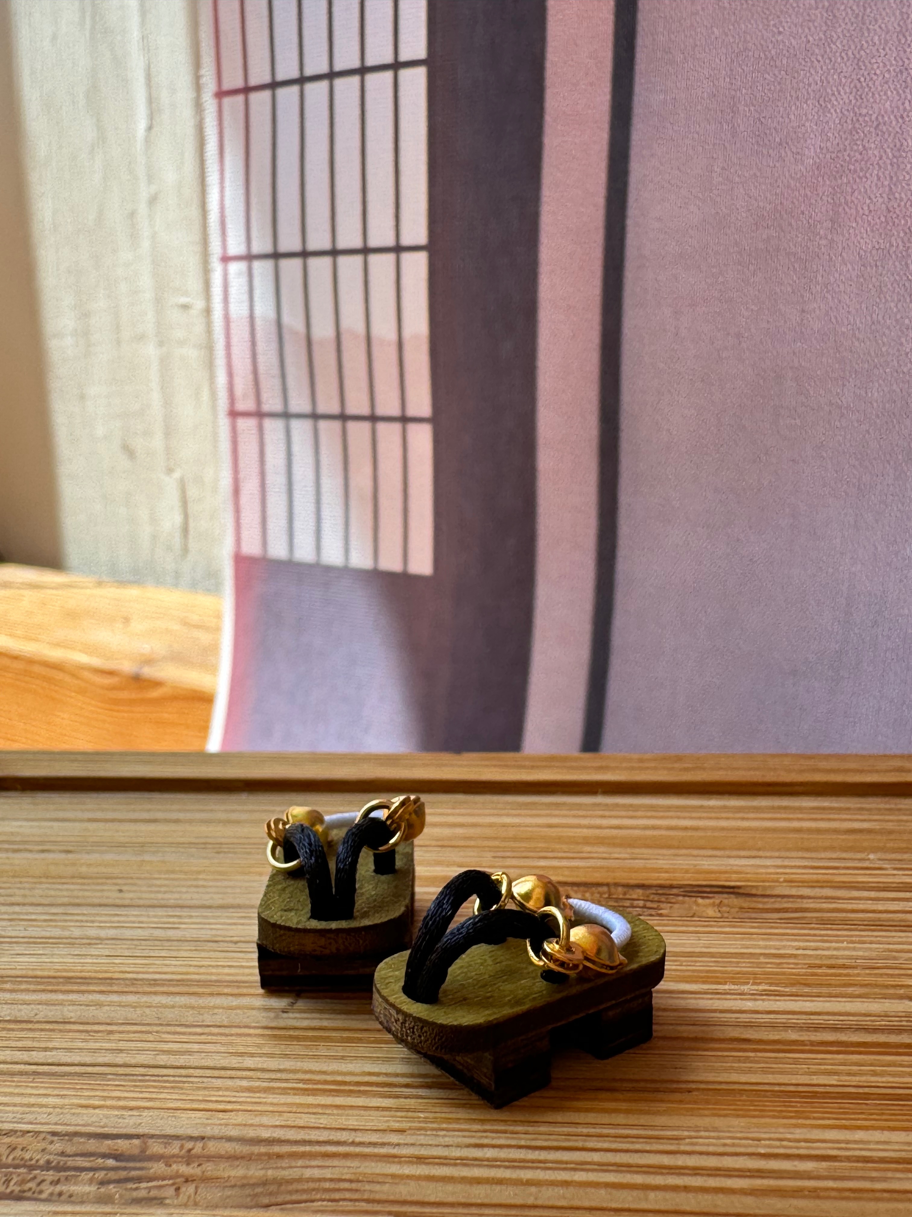 【OB11】黑繩款木屐